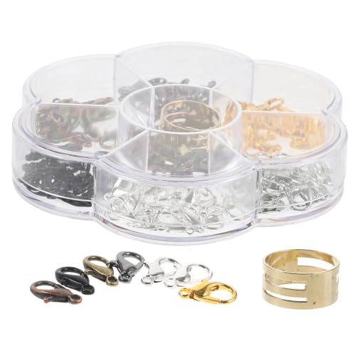CLISPEED 1 Schachtel Metall Karabinerverschluss Curved Lobster Claw Verschlüsse Schmuckverschluss für DIY Armband Halskette Zubehör Schmuckherstellung Langlebig Rostfrei CLISPEED 1 Schachtel Metall Karabinerverschluss Curved Lobster Claw Verschlüsse Schmuckverschluss für DIY Armband Halskette Zubehör Schmuckherstellung Langlebig Rostfrei von CLISPEED