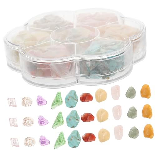 CLISPEED 1 Schachtel Natürliche Unregelmäßige Schmucksteinperlen DIY Schmuckherstellung Spacer Beads für Halsketten Armbänder Ohrringe Handarbeit Zubehör CLISPEED 1 Schachtel Natürliche Unregelmäßige Schmucksteinperlen DIY Schmuckherstellung Spacer Beads für Halsketten Armbänder Ohrringe Handarbeit Zubehör von CLISPEED