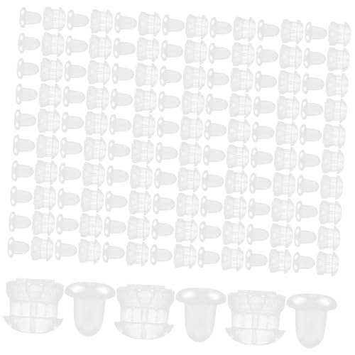 CLISPEED 1 Schachtel Silikon Ohrringverschlüsse Transparent Mittelgroß Weiche Sichere Ohrstecker Verschlüsse für Damen für DIY Ohrschmuck Vielseitige Ohrstecker Stopper für Mehrere CLISPEED 1 Schachtel Silikon Ohrringverschlüsse Transparent Mittelgroß Weiche Sichere Ohrstecker Verschlüsse für Damen für DIY Ohrschmuck Vielseitige Ohrstecker Stopper für Mehrere von CLISPEED