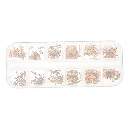CLISPEED 1 Schachtel Zodiac Nail Art Charm Kreative Buchstaben Nagelornamente Handgemacht für DIY Nail Art Kompakt und Praktisch für Designs und Nagelkunst Dekoration CLISPEED 1 Schachtel Zodiac Nail Art Charm Kreative Buchstaben Nagelornamente Handgemacht für DIY Nail Art Kompakt und Praktisch für Designs und Nagelkunst Dekoration von CLISPEED