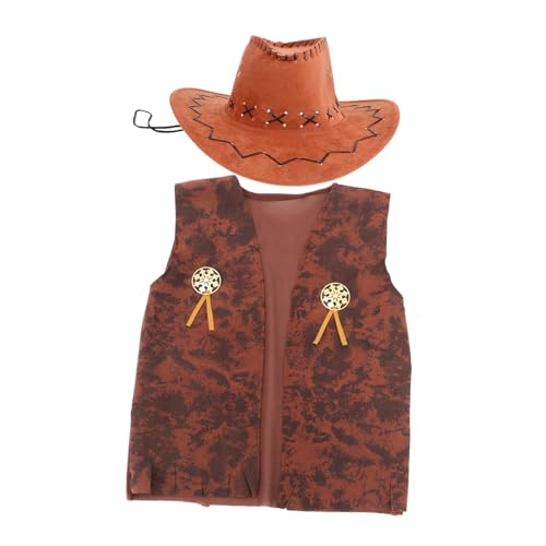 CLISPEED 1 Set Jeansanzug Herrenbekleidung Cowboy Partyhüte Cowboy Accessoires Für Männer Party Cowboyhüte Für Erwachsene DIY Cowboyhut Cowboykostüm Für Jungen Mini Cowboyhüte Aus Braunem CLISPEED 1 Set Jeansanzug Herrenbekleidung Cowboy Partyhüte Cowboy Accessoires Für Männer Party Cowboyhüte Für Erwachsene DIY Cowboyhut Cowboykostüm Für Jungen Mini Cowboyhüte Aus Braunem von CLISPEED