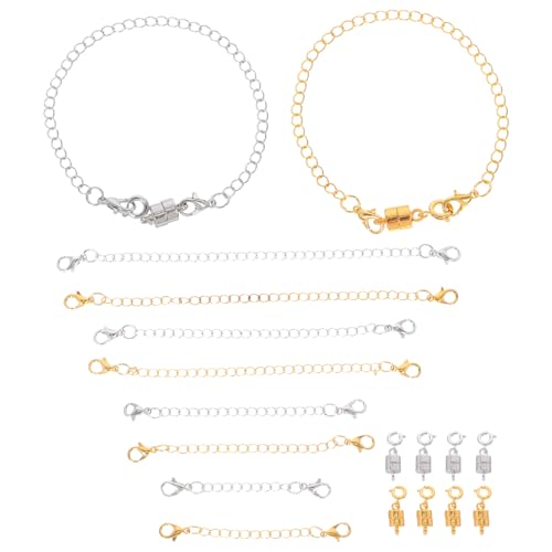 CLISPEED 1 Set Magnetische Schmuckverschlüsse: Schmuckverschlüsse Und -verschlüsse – Verlängerungskette Für Karabinerketten – Zubehör Zur Herstellung Von Armbändern Und CLISPEED 1 Set Magnetische Schmuckverschlüsse: Schmuckverschlüsse Und -verschlüsse – Verlängerungskette Für Karabinerketten – Zubehör Zur Herstellung Von Armbändern Und von CLISPEED