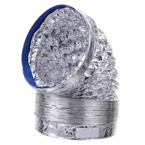 CLISPEED 1 Stück Hochtemperaturfestes Luftrohr Belüftung silberne Leitung Alu-Rohrleitung flexibler Kanalschlauch Folienlüftungskanal aircot air-conditioner Auspuff Flexrohr Lüfter Silver CLISPEED 1 Stück Hochtemperaturfestes Luftrohr Belüftung silberne Leitung Alu-Rohrleitung flexibler Kanalschlauch Folienlüftungskanal aircot air-conditioner Auspuff Flexrohr Lüfter Silver von CLISPEED