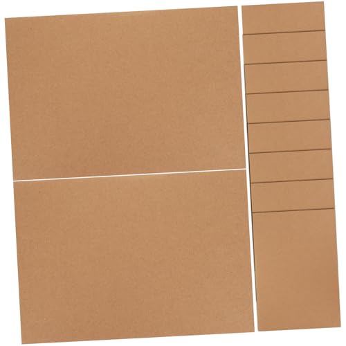 CLISPEED 10 Blatt Teiliges Wellpappe Versand Verpackungsset Robuste Druckfeste Kartonplatten für Flaschen Praktisches Polstermaterial für Umzug und Paketversand von CLISPEED