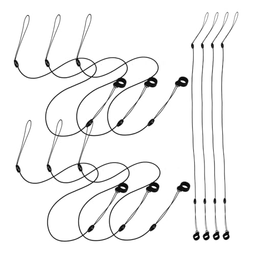 CLISPEED 10 Stück Anti-Verlust-Seil für Signaturstift Erweiterbar elastische Schnur Stretchschnüre binden Stiftband ausziehbar Signature-Stift-Lanyard elastische Stifthalter Nylon Schwarz CLISPEED 10 Stück Anti-Verlust-Seil für Signaturstift Erweiterbar elastische Schnur Stretchschnüre binden Stiftband ausziehbar Signature-Stift-Lanyard elastische Stifthalter Nylon Schwarz von CLISPEED