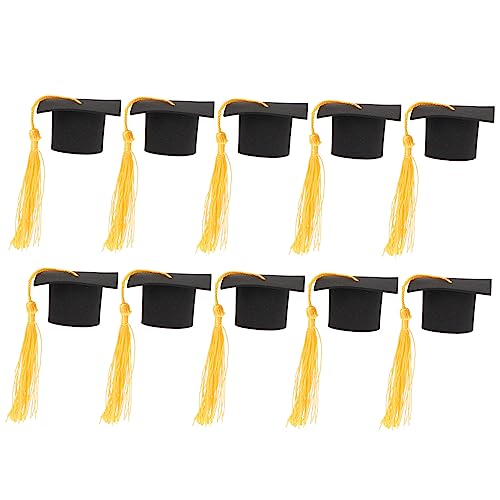 CLISPEED 10 Stück Bachelor Hut Ornamente Kuchenaufsatz Kleine Abschlussparty Dekorationen Kleine Abschlussquasten 2022 Abschlussparty Gastgeschenke Abschlusskuchen Dekoration CLISPEED 10 Stück Bachelor Hut Ornamente Kuchenaufsatz Kleine Abschlussparty Dekorationen Kleine Abschlussquasten 2022 Abschlussparty Gastgeschenke Abschlusskuchen Dekoration von CLISPEED