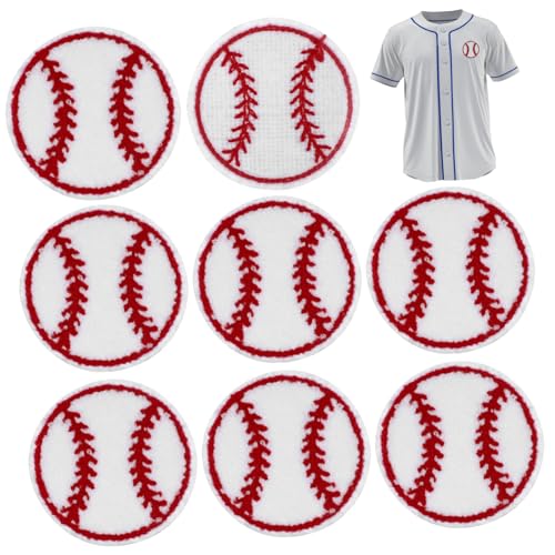 CLISPEED 10 Stück Baseball Applikationen Aufnäher Austauschbare Strapazierfähige Kleidungspatches für DIY Dekoration und Reparatur von Kleidung Taschen und Schuhen von CLISPEED