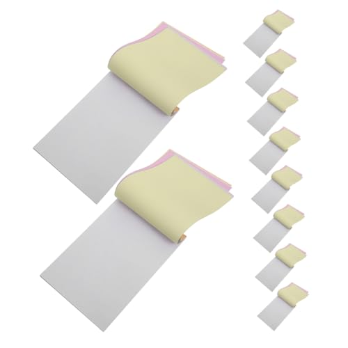 CLISPEED 10 Stück Carbonless Notizblock ohne Durchschlag Kraftpapier Blanko Rechnungsblock Schreibblock für Geschäftliche Aufzeichnungen und Reiseunterlagen mit Klarem Durchschlag und CLISPEED 10 Stück Carbonless Notizblock ohne Durchschlag Kraftpapier Blanko Rechnungsblock Schreibblock für Geschäftliche Aufzeichnungen und Reiseunterlagen mit Klarem Durchschlag und von CLISPEED