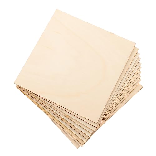 CLISPEED 10 Stück DIY Holzplatten Unlackierte Quadratische Holzstücke für Kreative Bastelprojekte für Dekoration und Holzarbeiten Vielseitig Einsetzbar CLISPEED 10 Stück DIY Holzplatten Unlackierte Quadratische Holzstücke für Kreative Bastelprojekte für Dekoration und Holzarbeiten Vielseitig Einsetzbar von CLISPEED