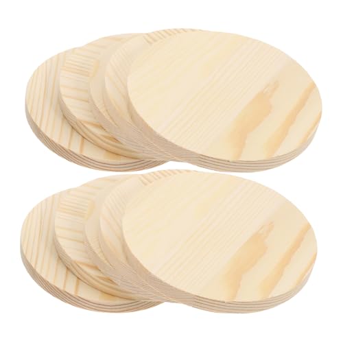 CLISPEED 10 Stück Diy Holzscheiben zum Handbemalen Runde Holzchips Natürlichem Holz Bastelmaterial für Projekte und Dekorationen CLISPEED 10 Stück Diy Holzscheiben zum Handbemalen Runde Holzchips Natürlichem Holz Bastelmaterial für Projekte und Dekorationen von CLISPEED