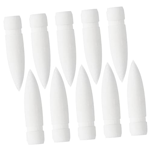 CLISPEED 10 Stück Ersatzspitzen für Acrylstifte Teiliges Nachfüllbare Marker Pen Nibs Weiche Nylonspitzen für Acrylfarbe Vielseitig Einsetzbar Einfach Austauschbar von CLISPEED
