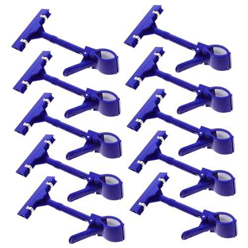 CLISPEED 10 Stück Förmige Kunststoff Werbeclips für Preisschilder und Namensschilder Robuste und Vielseitige Etikettenhalter für Regal Supermarktdisplays in Blau CLISPEED 10 Stück Förmige Kunststoff Werbeclips für Preisschilder und Namensschilder Robuste und Vielseitige Etikettenhalter für Regal Supermarktdisplays in Blau von CLISPEED