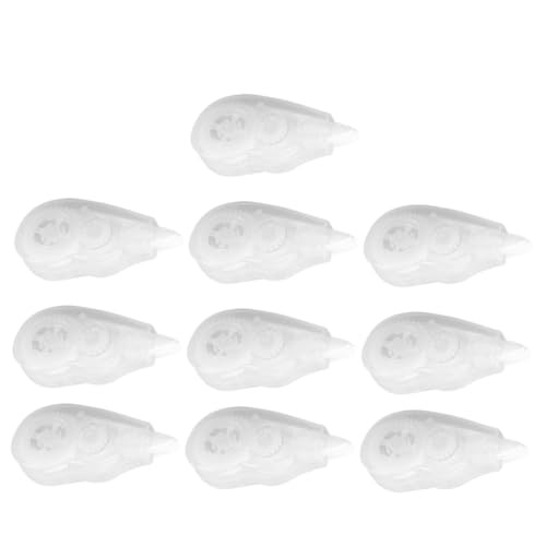 CLISPEED 10 Stück Korrekturband Set Teiliges Mini Korrekturroller Set für Schule und Büro Ergonomisches Design Einfach zu Bedienen Vielseitig Einsetzbar für Schnelles Korrigieren und von CLISPEED