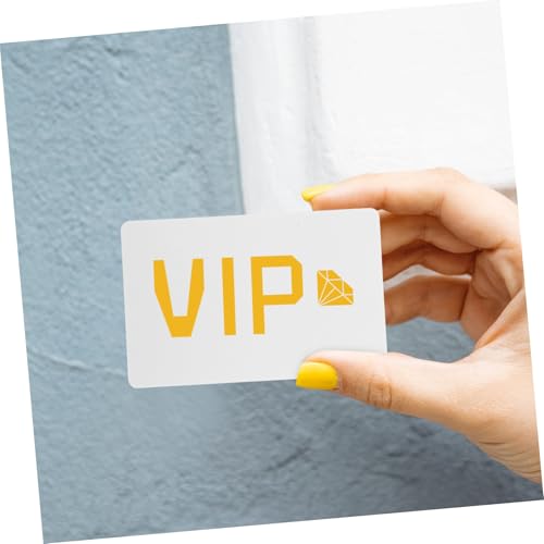 CLISPEED 10 Stück Leere Pvc mitgliedskarten Beidseitig Beschichtete Blanko Ausweiskarten für Drucker DIY Namensschild Kartenhalter Langlebig CLISPEED 10 Stück Leere Pvc mitgliedskarten Beidseitig Beschichtete Blanko Ausweiskarten für Drucker DIY Namensschild Kartenhalter Langlebig von CLISPEED