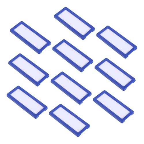 CLISPEED 10 Stück Magnetische Etikettenhalter mit Einlegekarten Klebe und Magnetfunktion Robuste Blaue Kunststoff und Gummimaterialien für Büro Whiteboard Regale Lager Postfächer CLISPEED 10 Stück Magnetische Etikettenhalter mit Einlegekarten Klebe und Magnetfunktion Robuste Blaue Kunststoff und Gummimaterialien für Büro Whiteboard Regale Lager Postfächer von CLISPEED