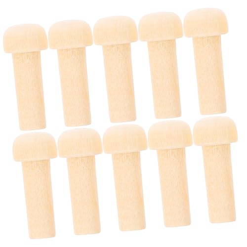 CLISPEED 10 Stück Mini Holzstifte aus Massivem Holz Rundkopf Design Stabile Holzstäbe für DIY Bastelprojekte Möbel Spielzeugzubehör Handliche für Vielseitige Verwendung CLISPEED 10 Stück Mini Holzstifte aus Massivem Holz Rundkopf Design Stabile Holzstäbe für DIY Bastelprojekte Möbel Spielzeugzubehör Handliche für Vielseitige Verwendung von CLISPEED