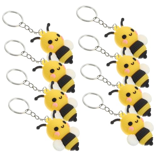 CLISPEED 10 Stück Niedlicher Bienen schlüsselanhänger mit Cartoon design Leichter Bag anhänger Dekoratives Bienen pendant für Schlüssel Rucksack Party deko und Geschenke CLISPEED 10 Stück Niedlicher Bienen schlüsselanhänger mit Cartoon design Leichter Bag anhänger Dekoratives Bienen pendant für Schlüssel Rucksack Party deko und Geschenke von CLISPEED