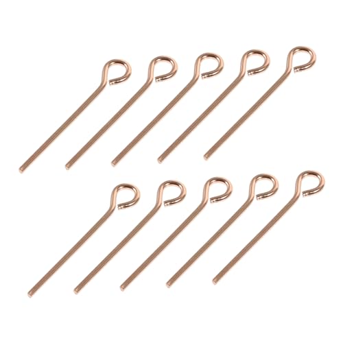 CLISPEED 10 Stück Ohrschmuck Perlnadeln aus Silber in Roségold Stabile DIY Schmuckherstellung Zubehör für Perlen Auffädeln Ohrschmuck Material Vielseitig für Ohrringe und Armbänder CLISPEED 10 Stück Ohrschmuck Perlnadeln aus Silber in Roségold Stabile DIY Schmuckherstellung Zubehör für Perlen Auffädeln Ohrschmuck Material Vielseitig für Ohrringe und Armbänder von CLISPEED