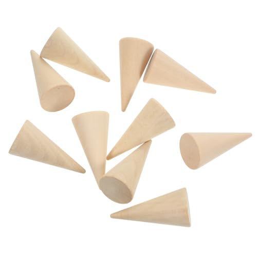 CLISPEED 10 Stück Ornamente Geformt Für Bastelkegel Mini-bastelkegel Handwerk Zapfen Weihnachtsdekorationen Trainingskegel Miniaturfarbe Herstellen Kegelform Hölzern CLISPEED 10 Stück Ornamente Geformt Für Bastelkegel Mini-bastelkegel Handwerk Zapfen Weihnachtsdekorationen Trainingskegel Miniaturfarbe Herstellen Kegelform Hölzern von CLISPEED