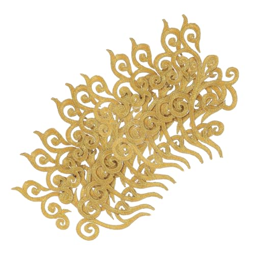 CLISPEED 10 Stück Rückenkleber Besatzband Blumen Stickerei Flicken Goldfarbene Bestickte Applikationen Spitzenstoff Für Hochzeiten Schwarze Applikationen Stickapplikationen Perlen CLISPEED 10 Stück Rückenkleber Besatzband Blumen Stickerei Flicken Goldfarbene Bestickte Applikationen Spitzenstoff Für Hochzeiten Schwarze Applikationen Stickapplikationen Perlen von CLISPEED