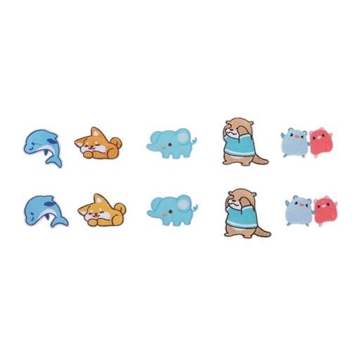 CLISPEED 10 Stück Selbstklebende Cartoon Tier Stickerei Aufnäher Weiche Rückenpatches zum Aufbügeln und Aufnähen DIY Kleidung Dekoration und Reparatur für Jeans Taschen Hüte Schuhe Socken CLISPEED 10 Stück Selbstklebende Cartoon Tier Stickerei Aufnäher Weiche Rückenpatches zum Aufbügeln und Aufnähen DIY Kleidung Dekoration und Reparatur für Jeans Taschen Hüte Schuhe Socken von CLISPEED