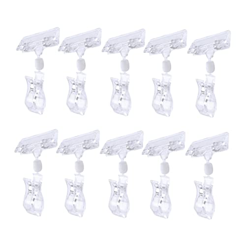 CLISPEED 10 Stück Tag -clip Groß Tag-clips Hängend Pop Etikett Doppelt Klemmbretter Einzelhandelspreisschild Klares Preisschild Supermarktpreis CLISPEED 10 Stück Tag -clip Groß Tag-clips Hängend Pop Etikett Doppelt Klemmbretter Einzelhandelspreisschild Klares Preisschild Supermarktpreis von CLISPEED
