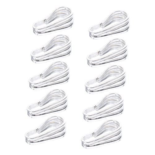 CLISPEED 10 Stück Teiliges Anhänger Ketten Verschlüsse aus Silber DIY Schmuck Zubehör Einfache Montage Hautfreundlich Vielseitig Einsetzbar für Halsketten Armbänder Schlüsselanhänger und CLISPEED 10 Stück Teiliges Anhänger Ketten Verschlüsse aus Silber DIY Schmuck Zubehör Einfache Montage Hautfreundlich Vielseitig Einsetzbar für Halsketten Armbänder Schlüsselanhänger und von CLISPEED