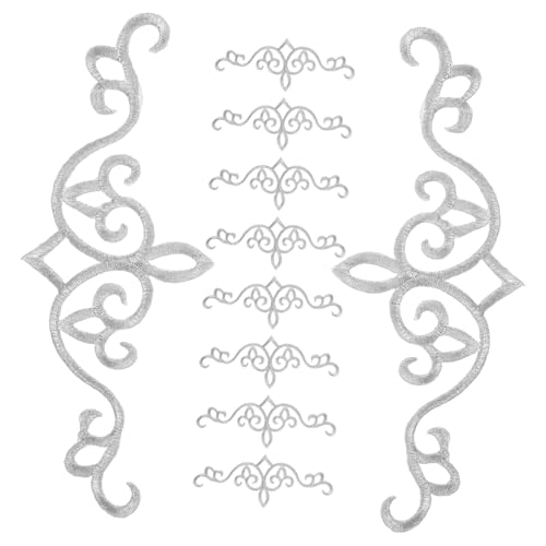 CLISPEED 10 Stück Teiliges Bestickte Bügelbilder Silberblumen Patches zum Aufbügeln und Annähen Dekorative Stickflecken für Kleidung Rucksäcke Kissen Vielseitige Textilaufnäher für DIY CLISPEED 10 Stück Teiliges Bestickte Bügelbilder Silberblumen Patches zum Aufbügeln und Annähen Dekorative Stickflecken für Kleidung Rucksäcke Kissen Vielseitige Textilaufnäher für DIY von CLISPEED