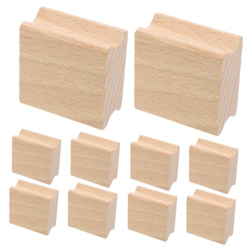 CLISPEED 10 Stück Teiliges Blanko Buchenholz Stempel mit Einzigartiger Nut für Einfache Gravur Vielseitige DIY Holzsiegel für Scrapbooking Handbuchstempel und Kreative Bastelprojekte CLISPEED 10 Stück Teiliges Blanko Buchenholz Stempel mit Einzigartiger Nut für Einfache Gravur Vielseitige DIY Holzsiegel für Scrapbooking Handbuchstempel und Kreative Bastelprojekte von CLISPEED