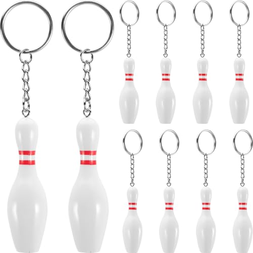 CLISPEED 10 Stück Teiliges Bowling Schlüsselanhänger Kreative Mini Anhänger Sportliche Mitgebsel für Geburtstag Weihnachten Valentinstag Praktische Taschen und Schlüsseldeko CLISPEED 10 Stück Teiliges Bowling Schlüsselanhänger Kreative Mini Anhänger Sportliche Mitgebsel für Geburtstag Weihnachten Valentinstag Praktische Taschen und Schlüsseldeko von CLISPEED
