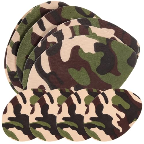 CLISPEED 10 Stück Teiliges Camouflage Patch zum Aufbügeln für Kleidung Jeans und Taschen Hochwertige Reparatur Patches Einfach Anzubringen und Vielseitig Einsetzbar von CLISPEED
