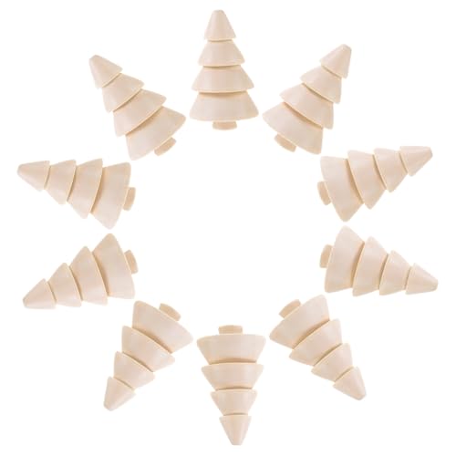 CLISPEED 10 Stück Teiliges DIY Holz Weihnachtsbaum Dekor Naturbelassen zum Bemalen Kleine Vierlagige Baumformen Rustikale Weihnachtsdeko für und Festliche Tischdekoration CLISPEED 10 Stück Teiliges DIY Holz Weihnachtsbaum Dekor Naturbelassen zum Bemalen Kleine Vierlagige Baumformen Rustikale Weihnachtsdeko für und Festliche Tischdekoration von CLISPEED