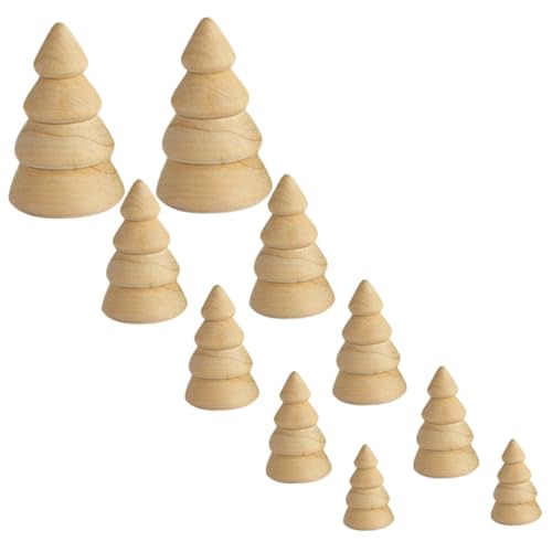 CLISPEED 10 Stück Teiliges DIY Holz Weihnachtsbaum Kleine Unbehandelte Tannenbaum Modelle Kreative Basteldeko Leichte Tischdekoration Fördert und Bastelfähigkeiten CLISPEED 10 Stück Teiliges DIY Holz Weihnachtsbaum Kleine Unbehandelte Tannenbaum Modelle Kreative Basteldeko Leichte Tischdekoration Fördert und Bastelfähigkeiten von CLISPEED