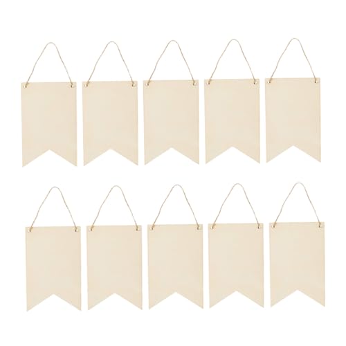 CLISPEED 10 Stück Teiliges DIY Holzschild aus Naturbelassenem Holz mit Hanfseil Unvollendete Holzplatten zum Bemalen und Beschriften Hängende Holzschilder für Bastelarbeiten CLISPEED 10 Stück Teiliges DIY Holzschild aus Naturbelassenem Holz mit Hanfseil Unvollendete Holzplatten zum Bemalen und Beschriften Hängende Holzschilder für Bastelarbeiten von CLISPEED