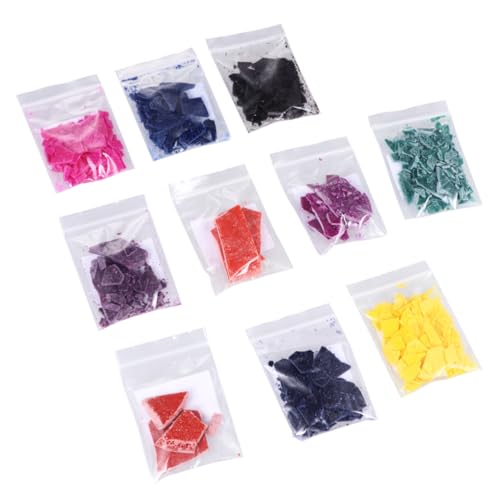 CLISPEED 10 Stück Teiliges DIY Kerzenfärbe mit Sojawachs Farbstoffen Lebendige Sichere Farben für Kerzenherstellung Ungiftig Hautfreundlich für Duft Teelichtkerzen Originelles Basteln von CLISPEED