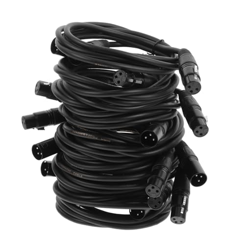CLISPEED 10 Stück Teiliges Dmx Signal Stage Lighting Kabel Pin Xlr für Dj Par Light Moving Head Flexibles Wasserdichtes PVC Korrosionsbeständiger Kupferleiter Robustes Abschirmungsschutz CLISPEED 10 Stück Teiliges Dmx Signal Stage Lighting Kabel Pin Xlr für Dj Par Light Moving Head Flexibles Wasserdichtes PVC Korrosionsbeständiger Kupferleiter Robustes Abschirmungsschutz von CLISPEED