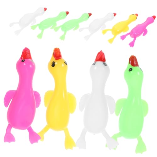 CLISPEED 10 Stück Teiliges Elastisches Fliegende Weiße Gänse aus Sicherem Tpr Material Lustiges Partyspielzeug für Erwachsene Stressabbau Kreatives Geschenk von CLISPEED
