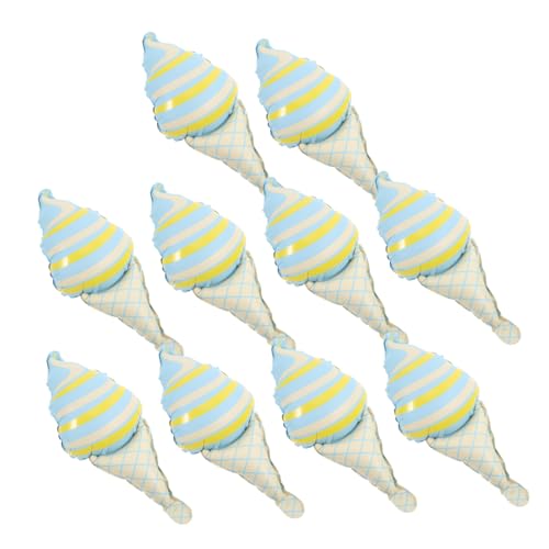 CLISPEED 10 Stück Teiliges Folienballons Eiscreme Aufblasbare Partydeko für Geburtstage Shower Mini Mattblaue Eistüten Luftballons Einfach Aufzublasen Festliche Feierdekoration CLISPEED 10 Stück Teiliges Folienballons Eiscreme Aufblasbare Partydeko für Geburtstage Shower Mini Mattblaue Eistüten Luftballons Einfach Aufzublasen Festliche Feierdekoration von CLISPEED