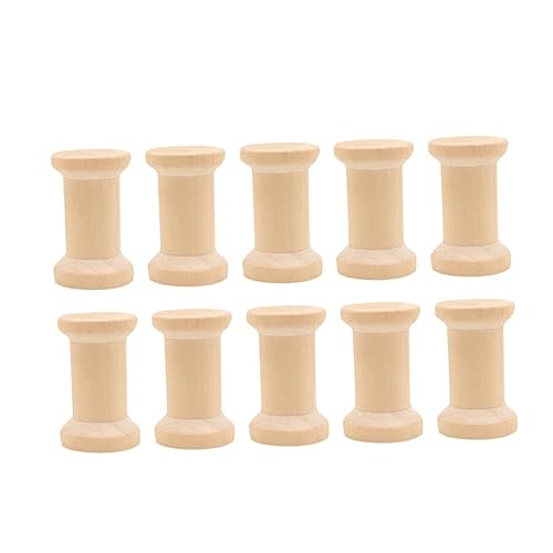 CLISPEED 10 Stück Teiliges Holzspulen Leere Fadenspulen Webspulen Naturholz für Basteln und Näherin Glatte Oberfläche zum Bemalen und Sortieren Geeignet für DIY Handwerksprojekte CLISPEED 10 Stück Teiliges Holzspulen Leere Fadenspulen Webspulen Naturholz für Basteln und Näherin Glatte Oberfläche zum Bemalen und Sortieren Geeignet für DIY Handwerksprojekte von CLISPEED