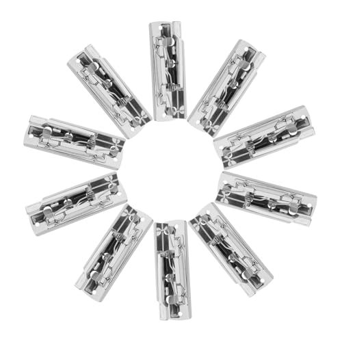 CLISPEED 10 Stück Teiliges Metall klemmbrett klemmen mit Glatter Oberfläche Starke Federklemme Verstellbare Vielseitig für Dokumente Fotos und Papier Kratzfest Robust und Sicher CLISPEED 10 Stück Teiliges Metall klemmbrett klemmen mit Glatter Oberfläche Starke Federklemme Verstellbare Vielseitig für Dokumente Fotos und Papier Kratzfest Robust und Sicher von CLISPEED