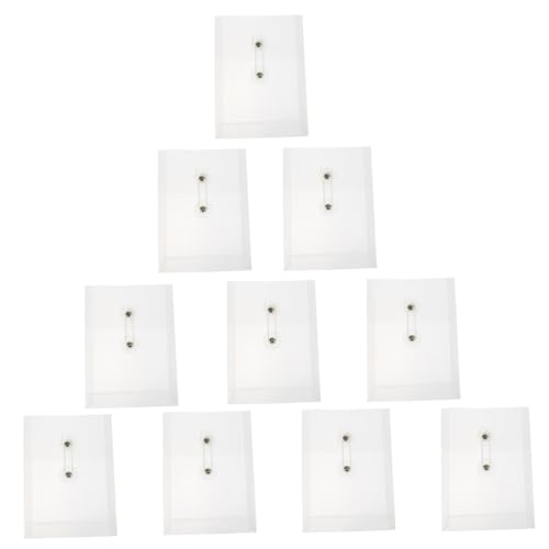 CLISPEED 10 Stück Teiliges Mini Dokumententaschen Transparente Wasserfeste Stationery Organizer für Büro und Zuhause Leichte Strapazierfähige Aufbewahrungstaschen für Kleine Utensilien CLISPEED 10 Stück Teiliges Mini Dokumententaschen Transparente Wasserfeste Stationery Organizer für Büro und Zuhause Leichte Strapazierfähige Aufbewahrungstaschen für Kleine Utensilien von CLISPEED