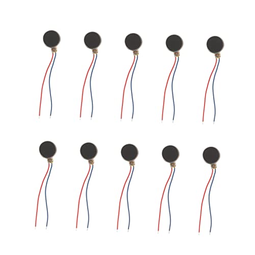 CLISPEED 10 Stück Teiliges Mini Vibrationsmotoren Dc Motoren Micro Elektromotoren mit Langlebigen Motorbauteilen Korrosionsbeständig und Geräuscharm für DIY Elektronik und Modellbau von CLISPEED