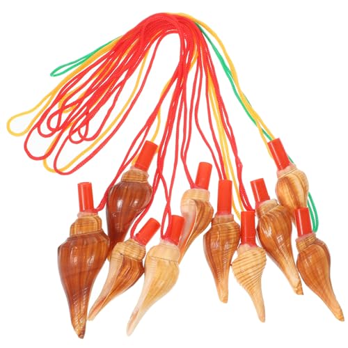 CLISPEED 10 Stück Teiliges Muschelpfeifen Laute Partytröten mit Muscheldesign Robust und Sicher als Kleine Geschenke und Mitgebsel für Geburtstage und Festlichkeiten Zufällige Farbe von CLISPEED