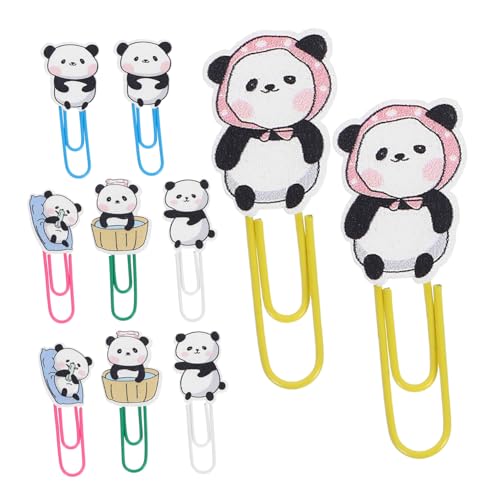 CLISPEED 10 Stück Teiliges Panda Papierklammer Niedliche Kleine Büroklammern für Dokumentenorganisation Vielseitige Lesezeichenclips für Büro Schule und Zuhause Praktisch und Dekorativ CLISPEED 10 Stück Teiliges Panda Papierklammer Niedliche Kleine Büroklammern für Dokumentenorganisation Vielseitige Lesezeichenclips für Büro Schule und Zuhause Praktisch und Dekorativ von CLISPEED