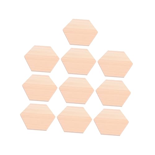 CLISPEED 10 Stück Teiliges Polygonale Holzplatten aus Hochwertigem Kiefernholz Sechseckige DIY Holzblöcke für Bastelprojekte Bemalbar und Beschreibbar für Kunsthandwerk CLISPEED 10 Stück Teiliges Polygonale Holzplatten aus Hochwertigem Kiefernholz Sechseckige DIY Holzblöcke für Bastelprojekte Bemalbar und Beschreibbar für Kunsthandwerk von CLISPEED