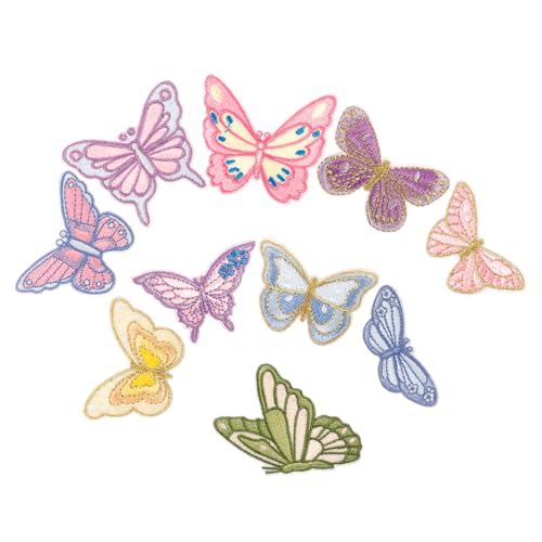 CLISPEED 10 Stück Teiliges Schmetterling Aufnäher Selbstklebende Patches für Kleidung Taschen und Hüte DIY Dekoration und Reparatur für Jeans Rucksäcke und Mehr CLISPEED 10 Stück Teiliges Schmetterling Aufnäher Selbstklebende Patches für Kleidung Taschen und Hüte DIY Dekoration und Reparatur für Jeans Rucksäcke und Mehr von CLISPEED