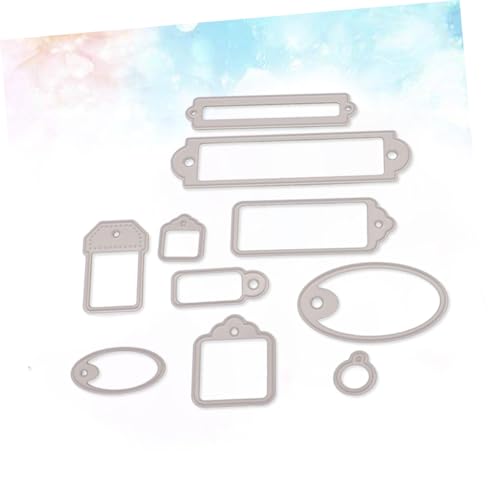 CLISPEED 10 Stück Teiliges Stanzformen Set aus Carbonstahl Metall Stanzschablonen für DIY Scrapbooking Kreative Etiketten Stanzformen Langlebig und Präzise für Papierkunst und CLISPEED 10 Stück Teiliges Stanzformen Set aus Carbonstahl Metall Stanzschablonen für DIY Scrapbooking Kreative Etiketten Stanzformen Langlebig und Präzise für Papierkunst und von CLISPEED