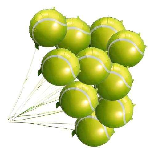 CLISPEED 10 Stück Teiliges Tennisball Luftballon Leichte Langlebige Tennisball Dekoration Wiederverwendbar für Sport Motto Geburtstage Partydeko Vielseitige Szenerie Requisiten CLISPEED 10 Stück Teiliges Tennisball Luftballon Leichte Langlebige Tennisball Dekoration Wiederverwendbar für Sport Motto Geburtstage Partydeko Vielseitige Szenerie Requisiten von CLISPEED