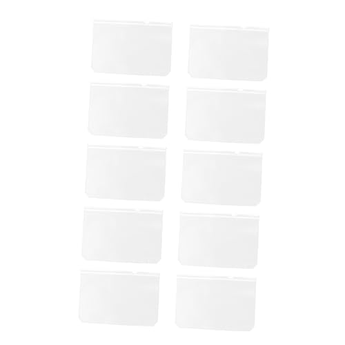 CLISPEED 10 Stück Teiliges Transparente PVC Zip Beutel Wasserdichte Dokumenten Aufbewahrungstaschen mit Reißverschluss Lose Hüllen für Notizbücher Organizer Zubehör für Büro und Schule CLISPEED 10 Stück Teiliges Transparente PVC Zip Beutel Wasserdichte Dokumenten Aufbewahrungstaschen mit Reißverschluss Lose Hüllen für Notizbücher Organizer Zubehör für Büro und Schule von CLISPEED