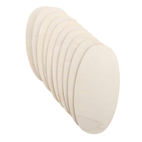 CLISPEED 10 Stück Teiliges Unvollendete Holzscheiben Ovale Naturholz Chips DIY Bastelholz für Partydekoration Hochzeit Weihnachten Holzanhänger zum Bemalen und Gestalten CLISPEED 10 Stück Teiliges Unvollendete Holzscheiben Ovale Naturholz Chips DIY Bastelholz für Partydekoration Hochzeit Weihnachten Holzanhänger zum Bemalen und Gestalten von CLISPEED